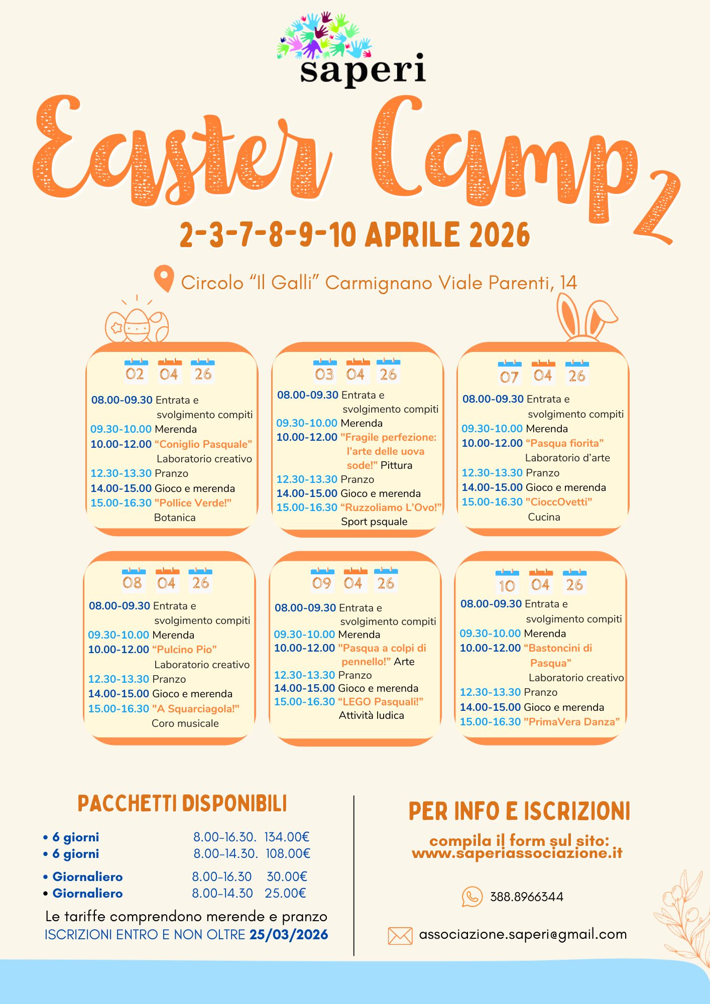 Easter Camp Carmignano